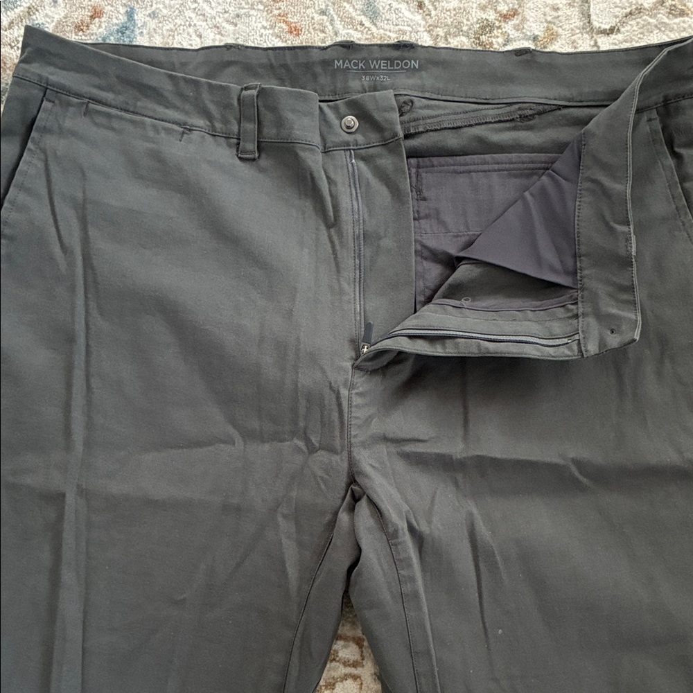 Mack Weldon Men's Charcoal Chinos